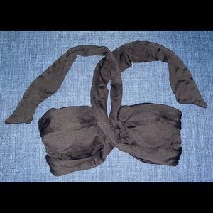 Black Seafolly Bikini Versatile Top.